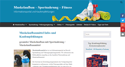 Desktop Screenshot of muskelaufbaumittel.net